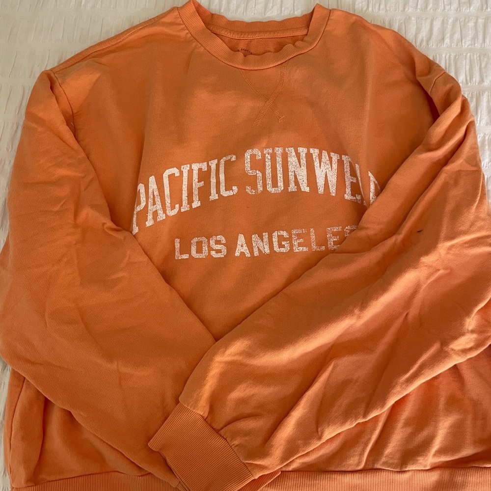Orange Pacsun “Pacific Sunwear” Crewneck, size small
